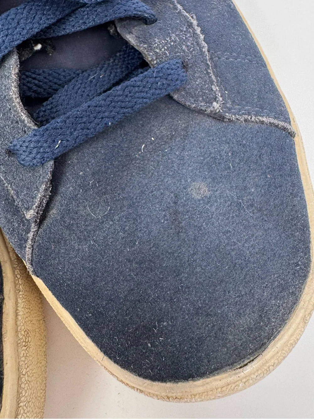 Adidas Suede Sneakers, Navy White, Sz 13, Classic stripe athletic sporty casual